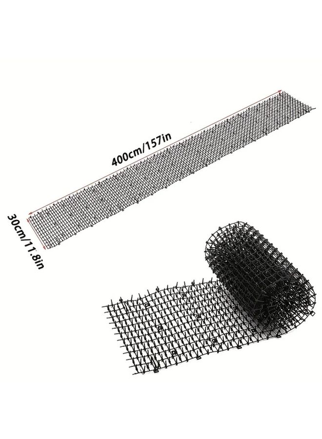 Black Cat Repellent Mat Plastic Anti Cat Net Balcony Roof Isolation Net 78 74 Inch - Image 2