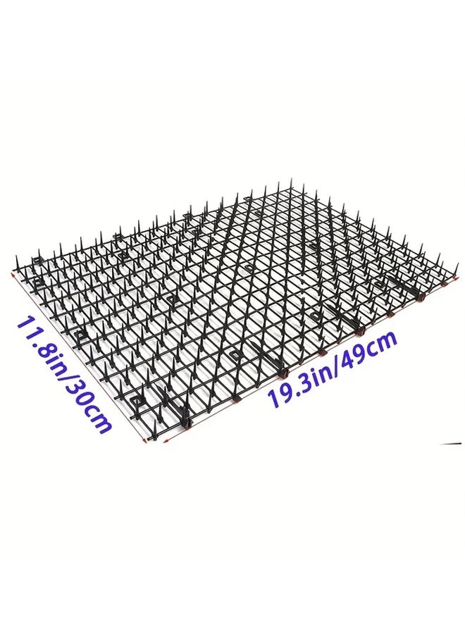 Black Cat Repellent Mat Plastic Anti Cat Net Balcony Roof Isolation Net 78 74 Inch - Image 4