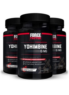 Yohimbine Supplement For Men Yohimbe Bark Extract With Superior Absorption To Enhance Performance 6Mg Yohimbine Bark Pills With Key Natural Ingredients 90 Capsules (3Pack)