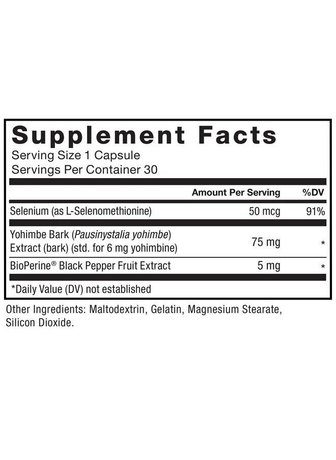 Force Factor - Yohimbine Supplement For Men Yohimbe Bark Extract With Superior Absorption To Enhance Performance 6Mg Yohimbine Bark Pills With Key Natural Ingredients 90 Capsules (3Pack) - Image 1