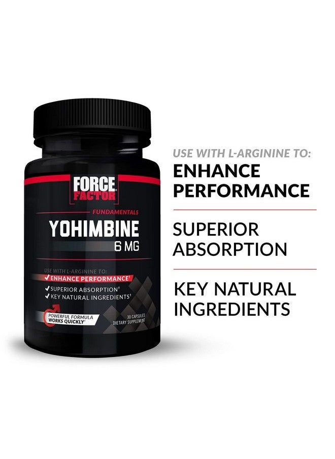Force Factor - Yohimbine Supplement For Men Yohimbe Bark Extract With Superior Absorption To Enhance Performance 6Mg Yohimbine Bark Pills With Key Natural Ingredients 90 Capsules (3Pack) - Image 1