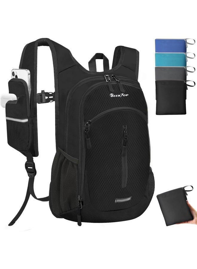 Seektop Small Hiking Backpack 12L to 15L Expandable Travel Packable Waterproof Daypack Lightweight Hiking Bag for Women Men - Image 1