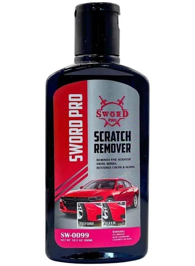 Sword Pro سيف برو مزيل خدوش السيارات، يزيل علامات الخدوش الدقيقة ويستعيد اللون واللمعان - 300 مل - Image 1