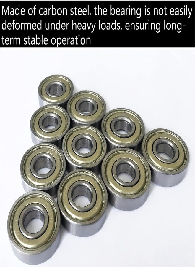 SACKORANGE Skateboard Bearings 608 Zz, Double Shielded, Miniature Ball Bearings 8X22X7 (Pack of 20) - Image 4