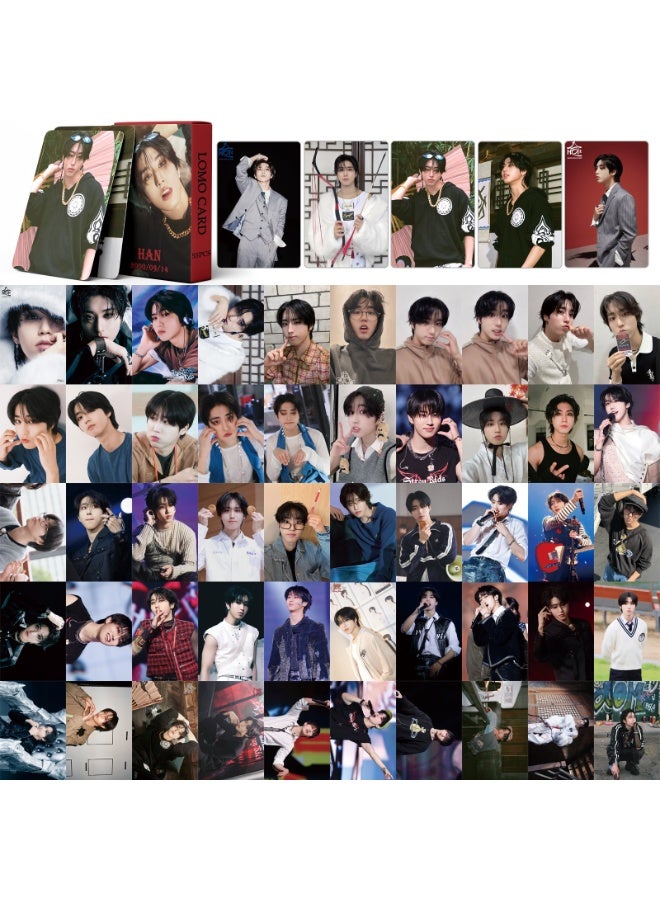 NIBEMINENT 55 Pcs Kpop Stray Kids - HAN HOP Lomo Cards Card For Fans Collection Gifts - Image 1