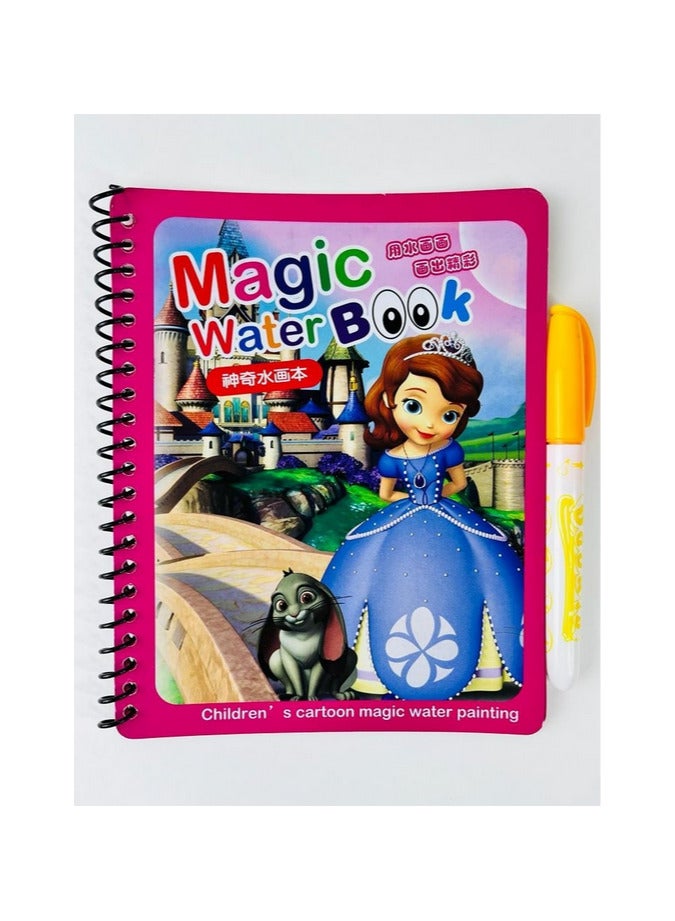 Magic Water Coloring Book, Drawing Board and Magic Water Pen, Educational Drawing Toy for Kids - Image 1