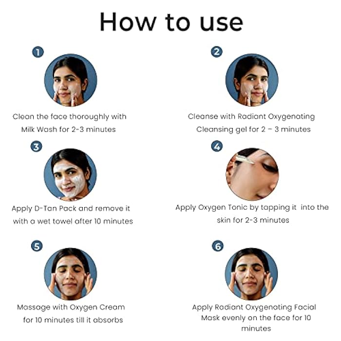 O3+ Bridal Facial Kit Oxygenating Glow Skin for Deep Cleansing, Bright & Radiant Complexion Suitable for All Skin Types (81g, Single Use) - Image 3