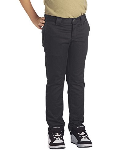 Dickies Kids Boys 8-20 Boy's Skinny Straight Pant, Charcoal, 18 - Image 3