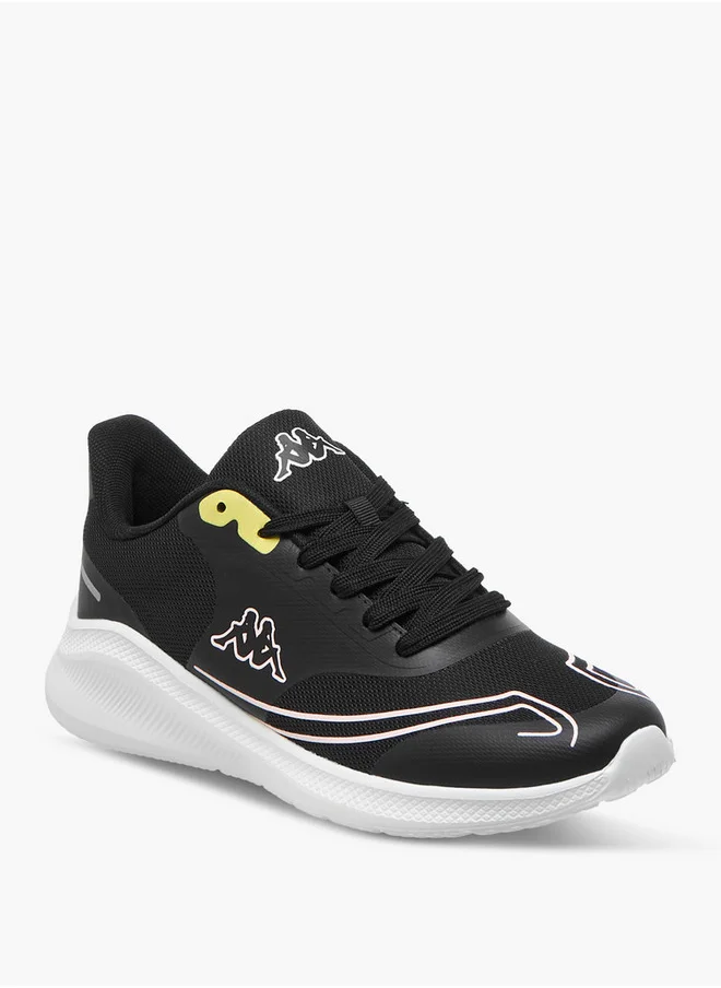 Kappa Women's Logo Print Sports Shoes with Lace-Up Closure