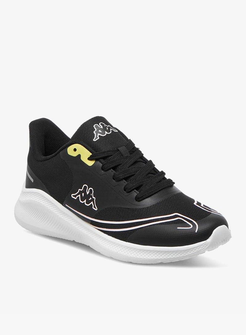 Kappa Women's Logo Print Sports Shoes with Lace-Up Closure - Image 1