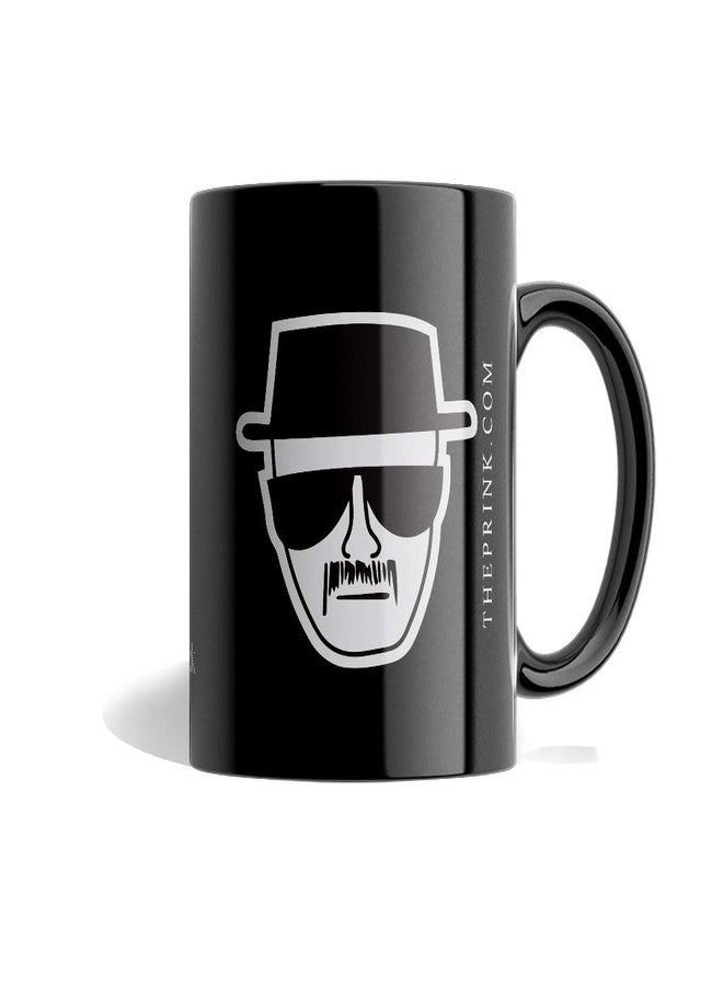 Prink Breaking Bad Printed Black Coffee Mug | Walter White Coffee Mug | Breaking Bad tv Series Mug | Printed Coffee/Tea Mug | Gifts for Friends | 330ml, Microwave & Dishwasher Safe - Image 1
