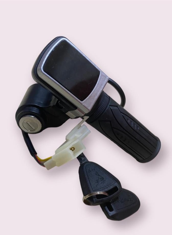 Accelerator Handle With Key And Electronic Screen For Scooter Drift 36V - Image 5