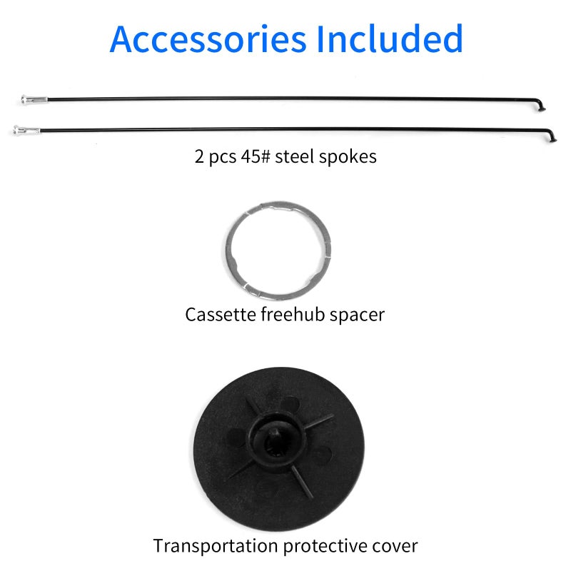 ZTZ 27.5"/29" مجموعة عجلات دراجة جبلية بمحور ثنائي، جنط من سبائك الألمنيوم 32H، عجلات دراجة، أمامية 15 * 110 مم وخلفية 12 * 148 مم، مجموعة عجلات MTB بفرامل قرصية، تناسب كاسيت 8-12 سرعات (العجلة الأمامية فقط، 29 بوصة) - Image 2
