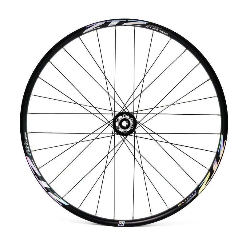 ZTZ 27.5"/29" مجموعة عجلات دراجة جبلية بمحور ثنائي، جنط من سبائك الألمنيوم 32H، عجلات دراجة، أمامية 15 * 110 مم وخلفية 12 * 148 مم، مجموعة عجلات MTB بفرامل قرصية، تناسب كاسيت 8-12 سرعات (العجلة الأمامية فقط، 29 بوصة) - Image 1