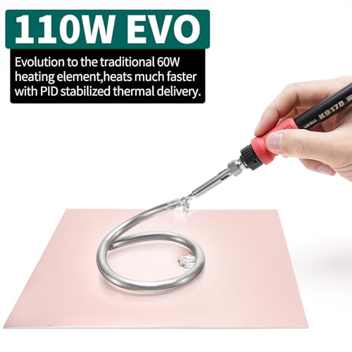 YIHUA 939D+ III EVO Digital Soldering Iron Station Kit 110W High Power with LCD display, 4 Memory Channels, Sleep Mode, Digital Calibration, Solder Wire, Helping Hands, Magnifier, 3 Soldering Tips - Image 2