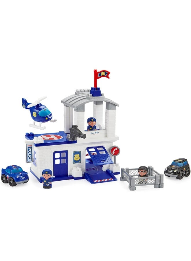 ecoiffier Playmobil 2983 Police Station Playset – Pretend Role Play Building Set, 4+ - Image 4