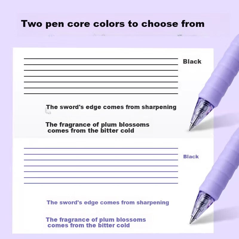 M&G Stationery Erasable Gel Pen, Cloud Grip Hand Press Bullet Tip Crystal Blue Water-Based Pen 0.5mm, Elementary School Student Thermal Friction Signature Pen, 12 Pens/box AKPJ7001 - Image 2