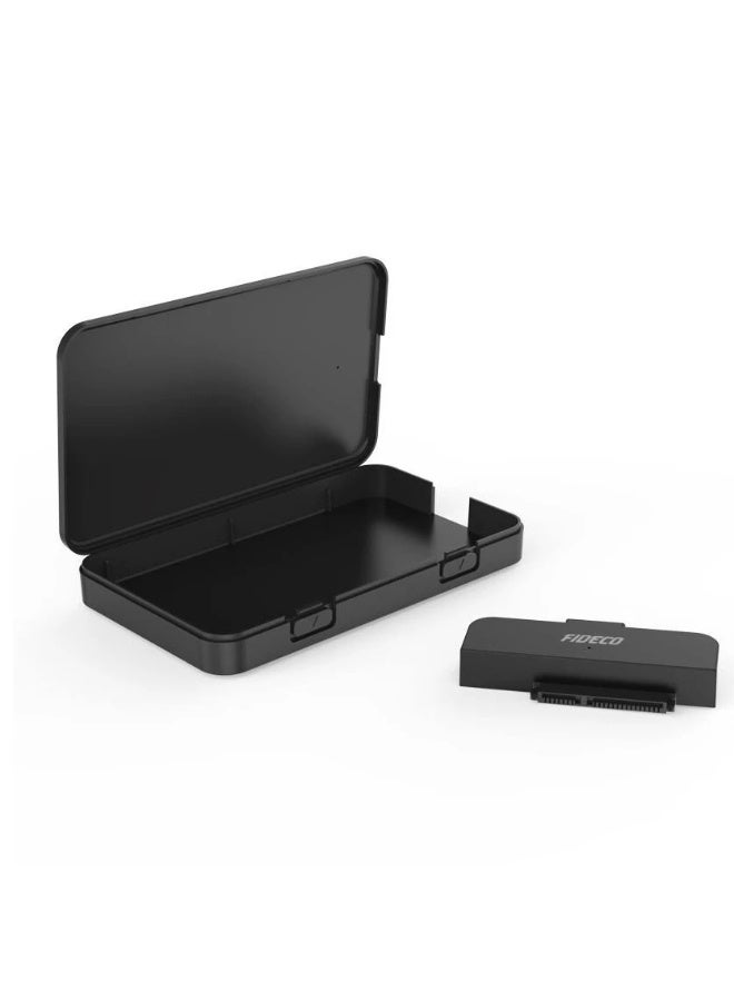 FIDECO USB-C to SATA 2.5" External Hard Drive Enclosure PL02C Tool-Free USB 3.1 Gen 2 HDD SSD Case - Image 2