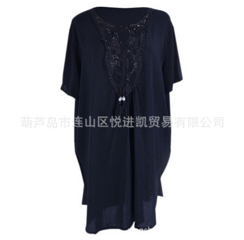 Soft Fabric Tops - Trendy Solid Color Design Wash Resistant Personality Wear for Casual Daily Outfits - Image 2