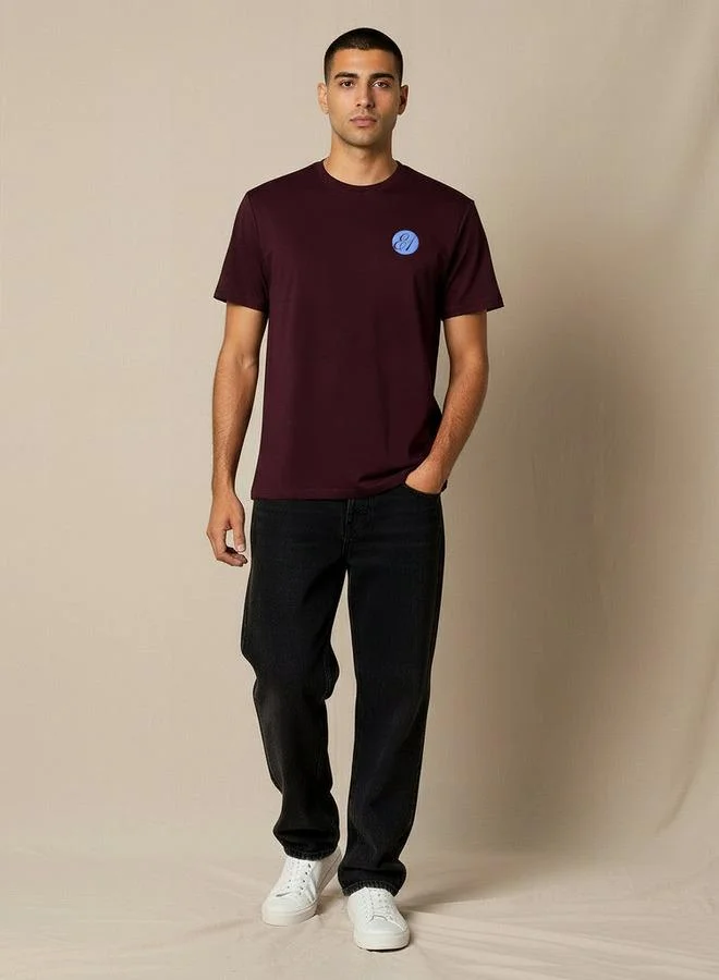 Lee Cooper Lee Cooper Men Regular Fit Crew Neck Short Sleeves Logo Print T-shirt