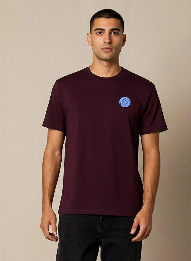 Lee Cooper Lee Cooper Men Regular Fit Crew Neck Short Sleeves Logo Print T-shirt