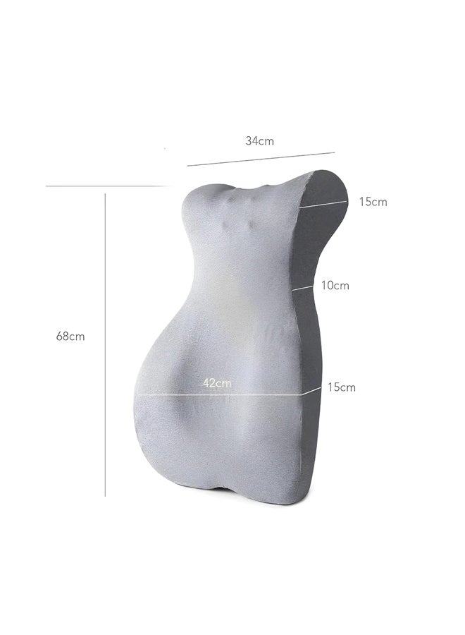 BACK COMFORT Back & Neck Support Cushion – Ergonomic Pillow for Long Sitting at Office or Home - Image 5