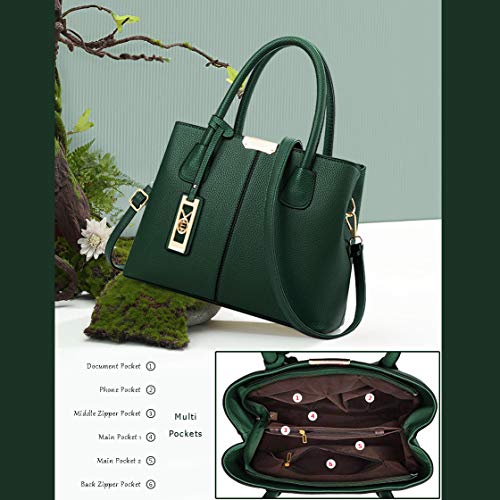 COCIFER Women Top Handle Satchel Handbags Shoulder Bag Tote Purse Messenger Bags - Image 4