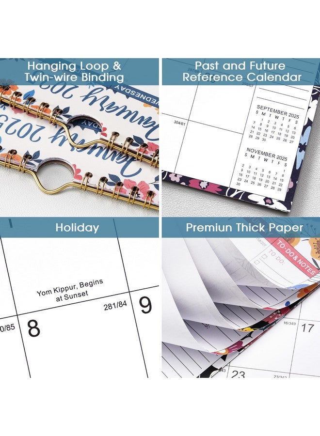 MaaIbok 2025 Wall Calendar - 2025 Calendar, 12 Months Hanging Calendar 2025, Jan 2025 - Dec 2025, 11" X 8.5", Spiral Binding, Julian Dates, Large Block, Notes, To-Do List, Thick Paper, Perfect For Organizing  - Image 5