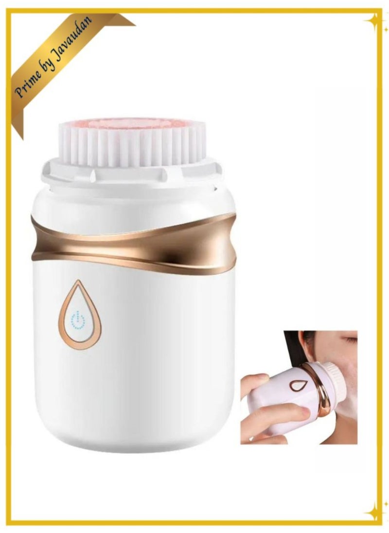 Prime by javaudan Wireless Charging Ultrasonic Facial Cleansing Brush, Waterproof Electric Face Pore Cleaner, 2 Speeds Facial Cleansing Brus for Deep Scrubbing, Gentle Exfoliating and Massaging With 3 Brush Heads  - Image 1