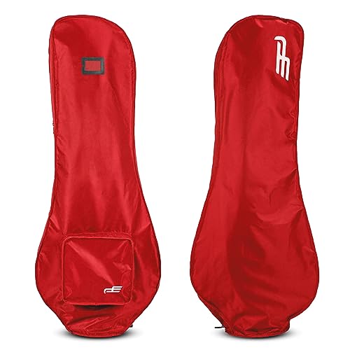 Dr.Acces Golf Club Bag Rain Cover Bag Dustproof Waterproof Foldable Golf Carry Bag (Red) - Image 1