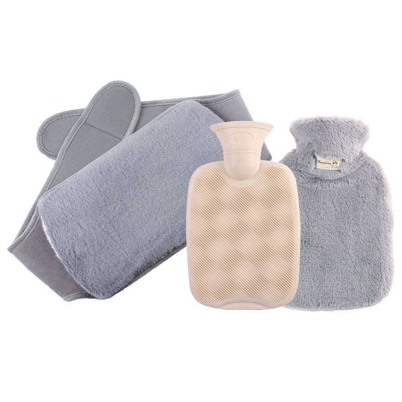 Spot Imitation Rabbit Plush Extended Waist Protector Water-Filled Water Bag Warms Belly Fills Water-Filled Pvc Water-Filled Water Bag - Image 2