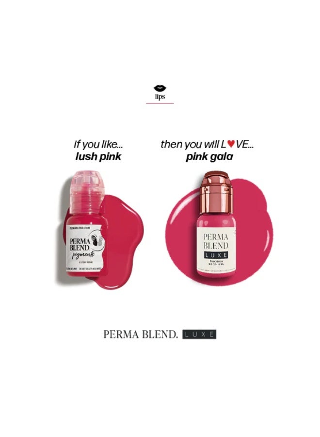 Perma Blend Lip Pigment – Perma Blend Lush Pink 15ml | Professional Permanent Makeup Lip Blush Tattoo Ink | High Retention, Vegan, True-to-Tone Healing Semi-Permanent Lip Color | SKU: PBLUP1/2 - Image 4