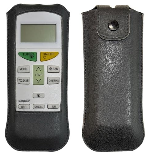 Zaoma Flip Cover Case Compatible with DAIKIN AC (AC-132B, AC-144) Remote Controller (Black) - Image 1