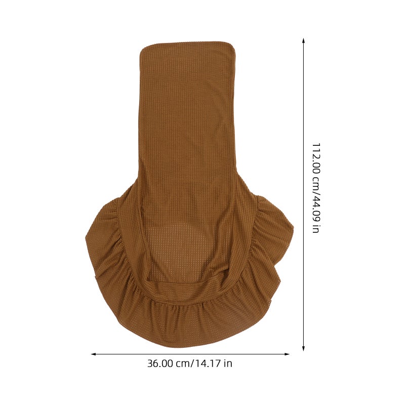 Dining chair seat cover, elastic and protective for home use, easy to install and remove - Image 2