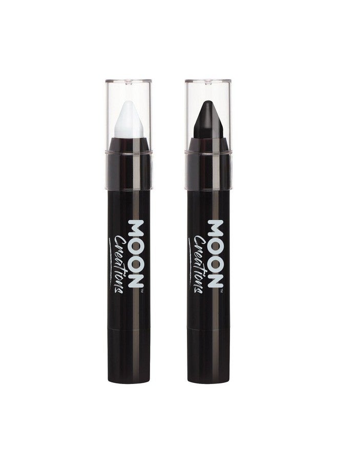 Moon Creations Face Paint Stick / Body Crayon Monochrome Set Makeup For The Face & Body By Moon Creations 0.12Oz - Image 2