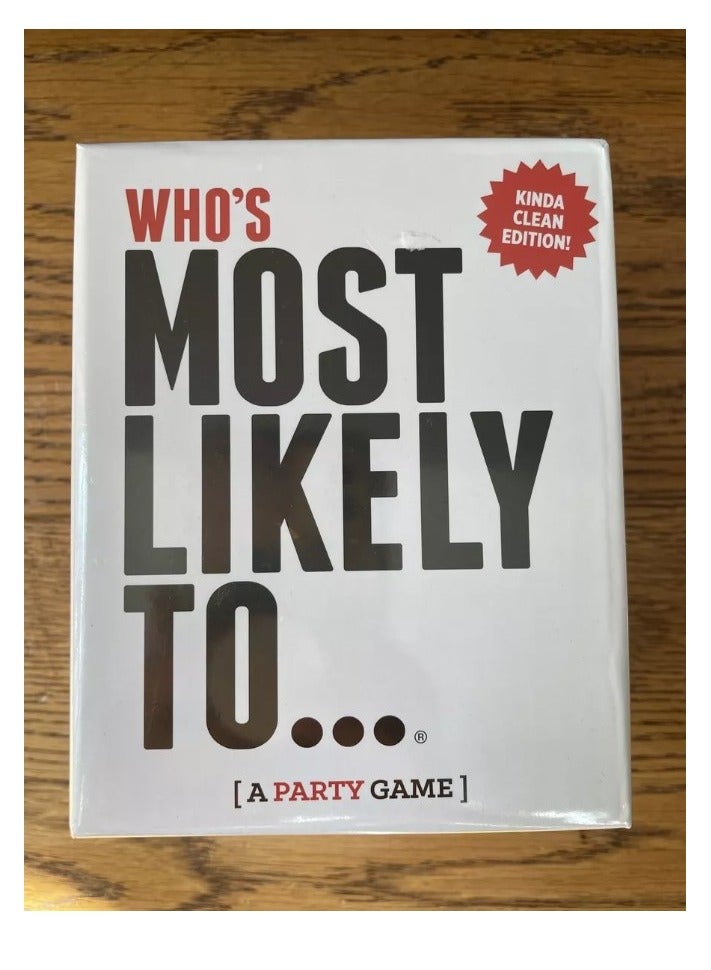 Who'S Most Likely To... Kinda Clean Family Edition [A Party Game] - Image 1