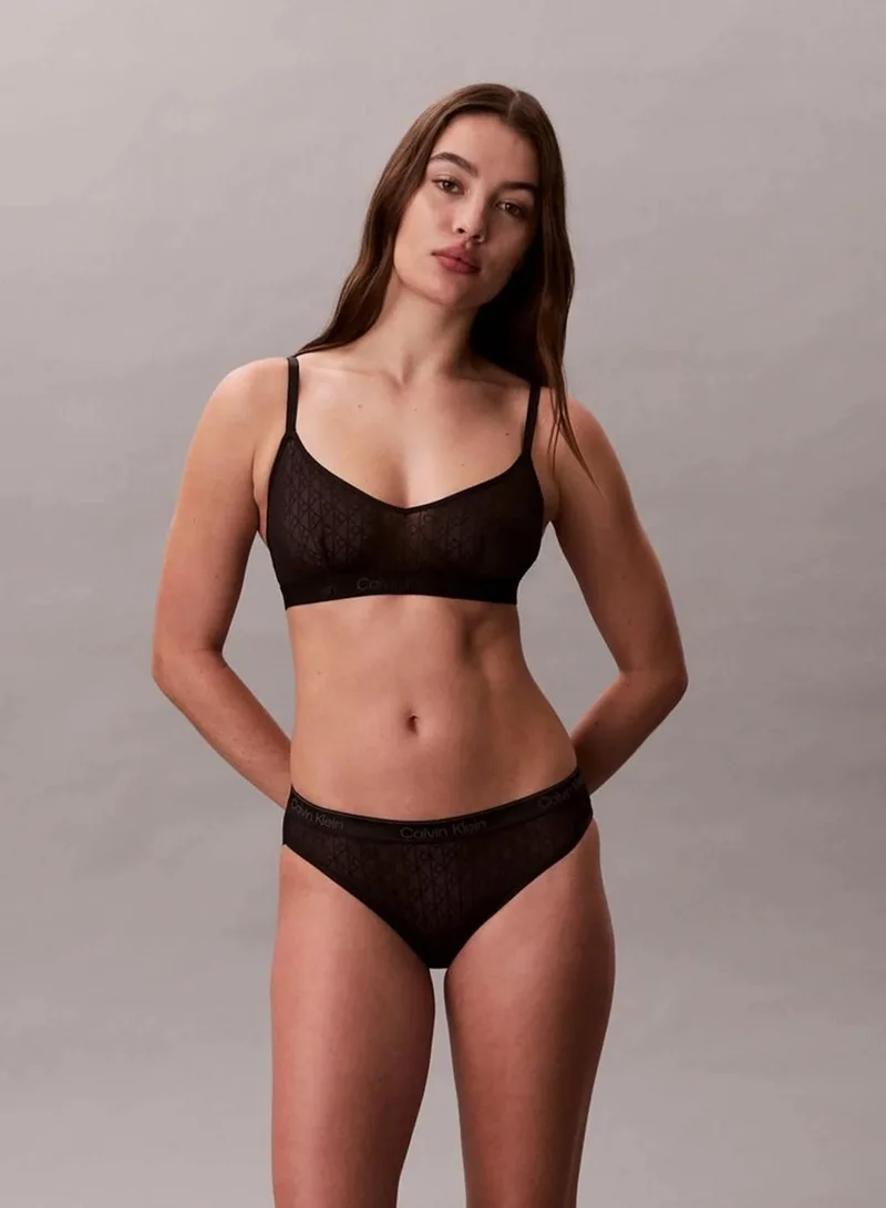 Bikini Briefs - Icon Logo Lace