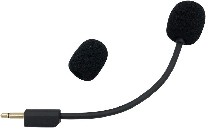 PDEEY Mic Replacement for Blackshark V2/Pro, Gaming Headset Microphone Attachment (3.5mm Jack, Detachable Boom, Noise Cancelling, Foam Cover) - Image 2