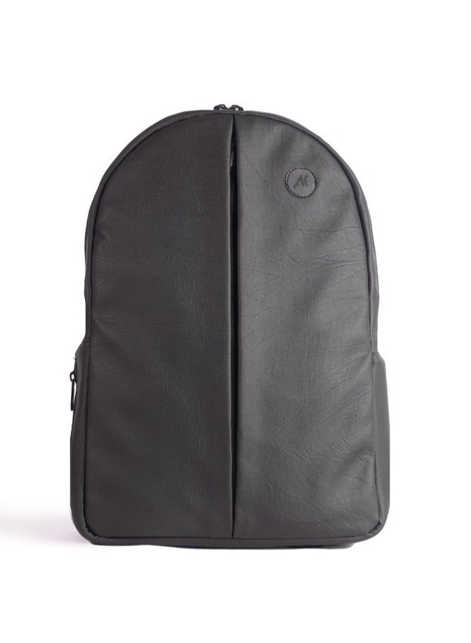 Ar supply Ar Back Slim by Arij Bags | Laptop Backpack, Slim Design, Dedicated Laptop Compartment, Outer Pockets, Work, University and Daily Use (42 × 27 × 9 cm) (Black) - Image 1