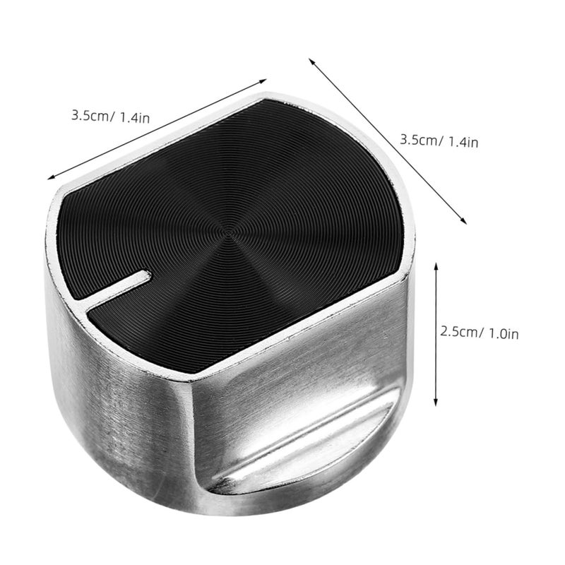 Universal Gas Stove Knobs Replacement Set Of 8 Black Durable Ergonomic Control Handles - Image 3