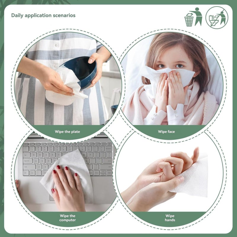 Boxed face towel Household disposable cotton towel Thickened absorbent makeup remover towel - Image 2