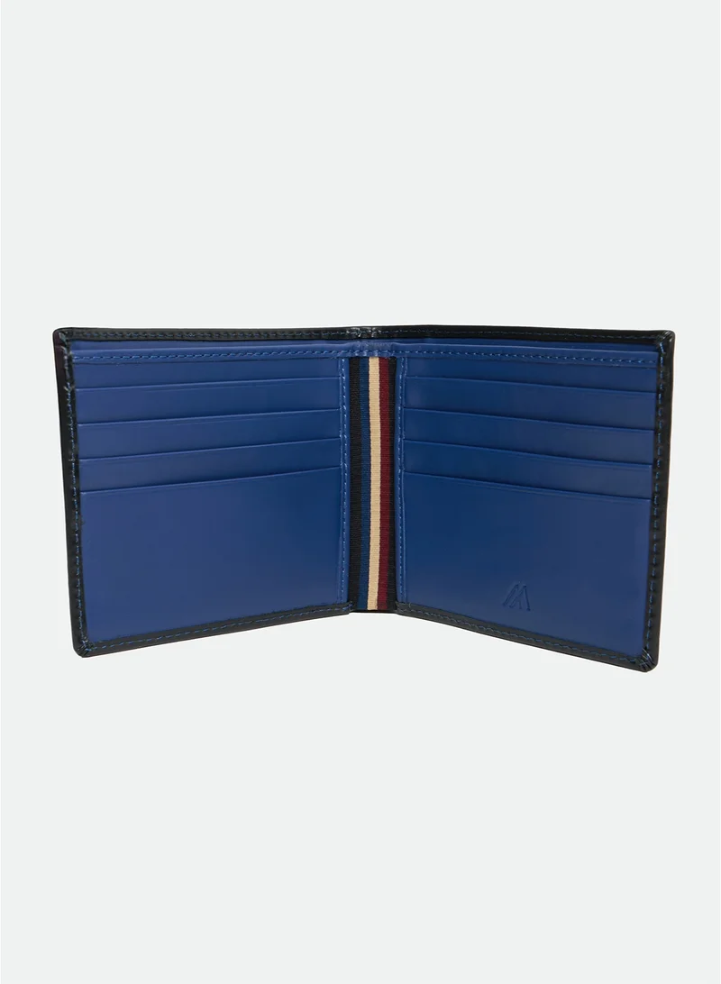 MANNERISM  The Helm Signature Leather Gift Set – Belt & Wallet · Black/Black with Blue Accent for Men | Best Price UAE
