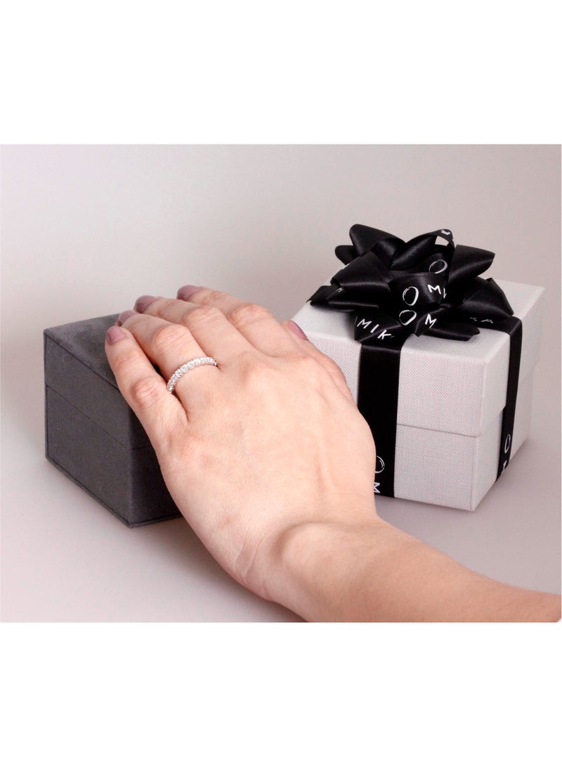 MIKURA Ring, G/H Color, VS/SI Clarity, 18KW, 11D  - Image 4