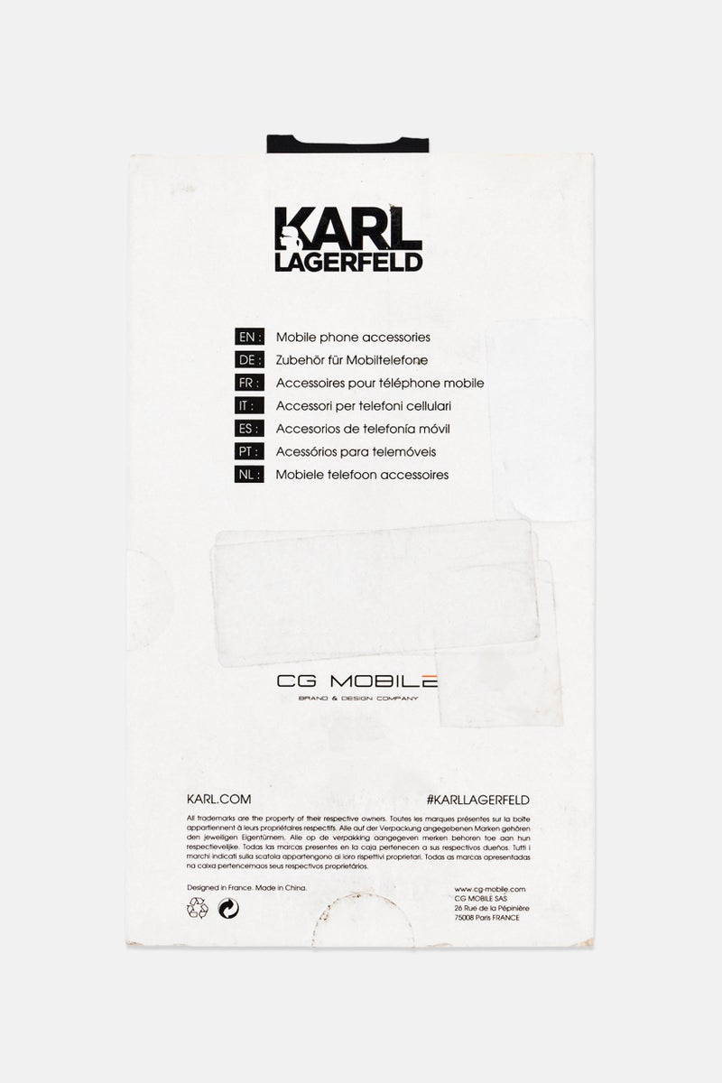 Karl Lagerfeld حافظة حماية بشعار علامة آيفون 8 بلس - Image 2