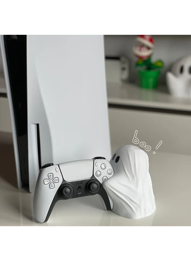 جهاز تحكم PlayStation 5 أبيض - حامل ألعاب بادي - بلاستيك متين مع قبضة مريحة - Image 4
