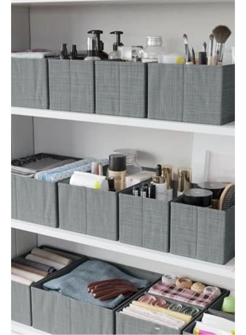 Drawer Organizer Underwear Storage Boxes 12 Pack Wardrobe Organizer Drawer Organizer Foldable Closet Organizers Space Saving Drawer Divider Organizer for Bra Socks Underwear Scarf Baby Clothes - Image 5