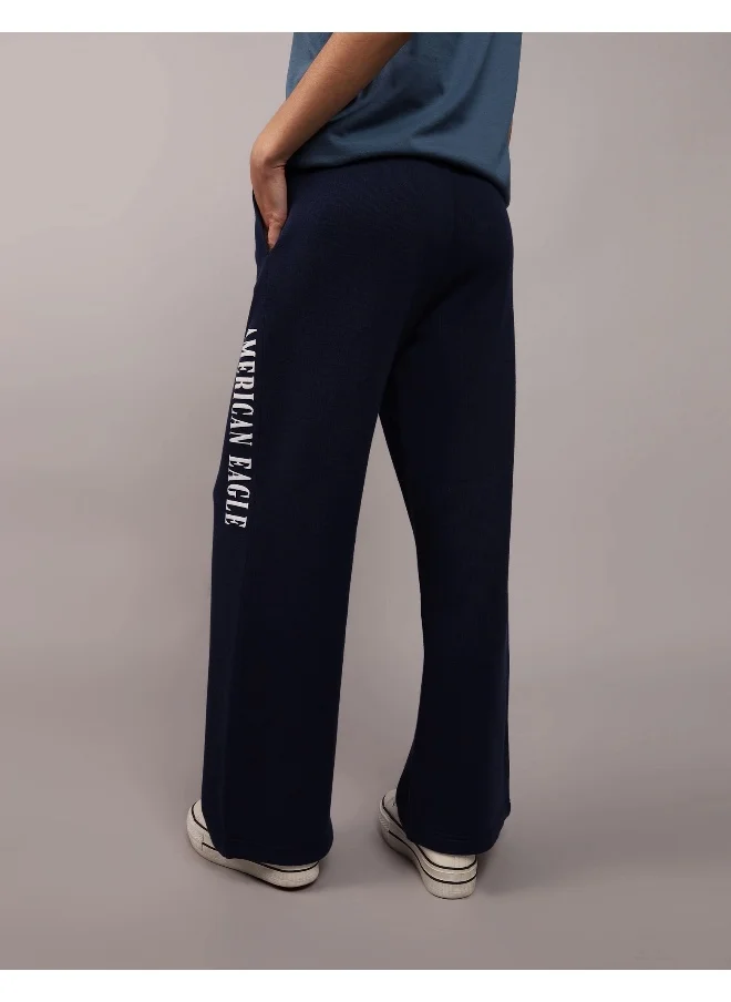 American Eagle High Waist Graphic Sweatpants