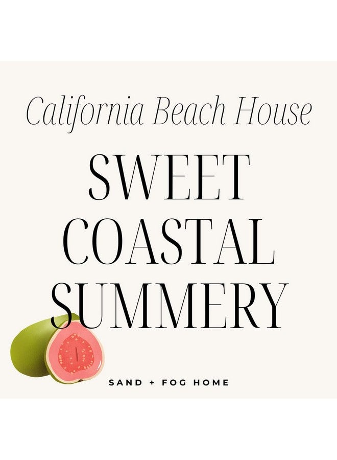 Sand + Fog Scented Candle - California Beach House - Additional Scents and Sizes - 100% Cotton Lead-Free Wick - Luxury Air Freshening Jar Candles - Perfect Home Decor - 12oz - Image 5