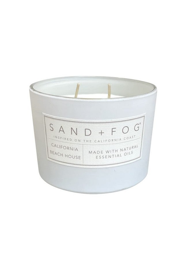 Sand + Fog Scented Candle - California Beach House - Additional Scents and Sizes - 100% Cotton Lead-Free Wick - Luxury Air Freshening Jar Candles - Perfect Home Decor - 12oz - Image 2