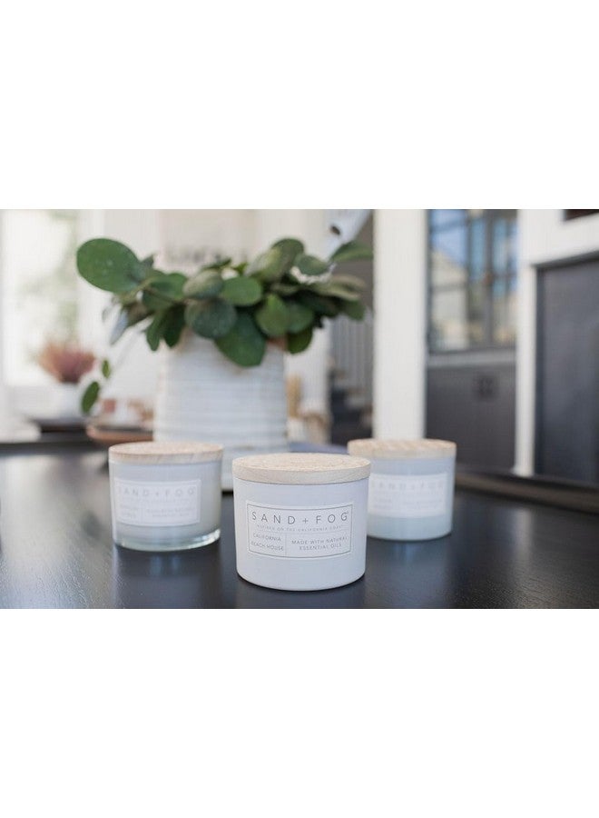 Sand + Fog Scented Candle - California Beach House - Additional Scents and Sizes - 100% Cotton Lead-Free Wick - Luxury Air Freshening Jar Candles - Perfect Home Decor - 12oz - Image 4
